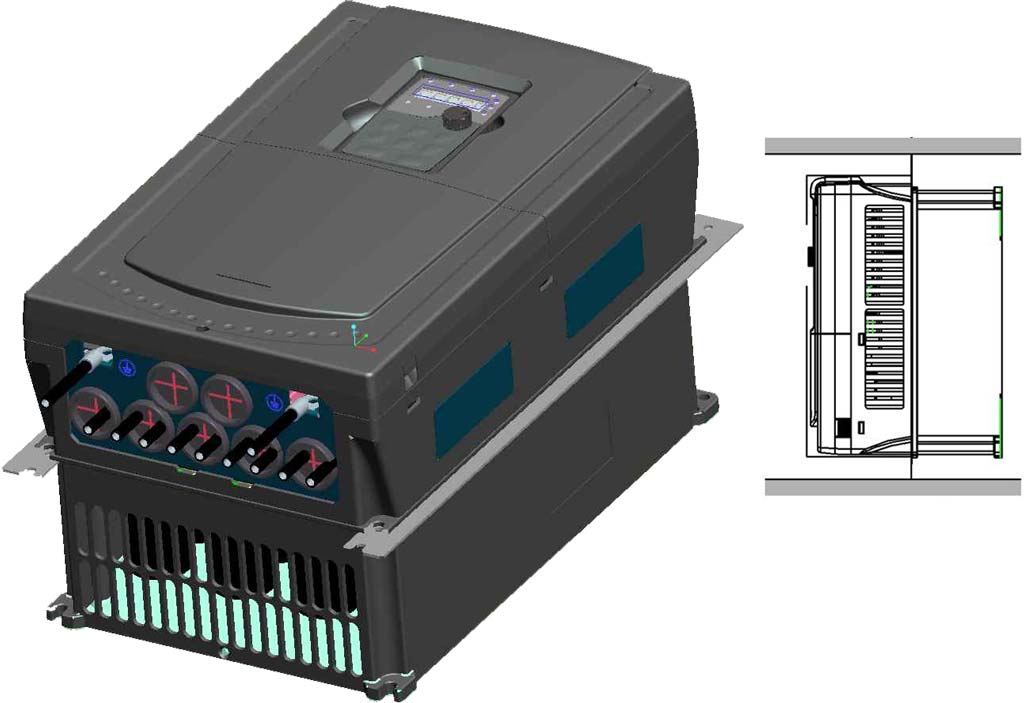 نصب درایو اینوت GD200A بصورت فلنج